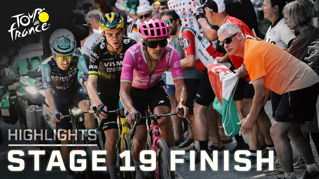 Tour de France 2026 Highlights: Stage 19 finish | Cycling on NBC Sports