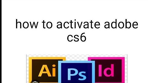 Adobe CS6 Master Collection Installation & Activation Tutorial