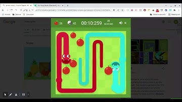 Google Snake Speedrun[13:770](Yin-Yang Mode,Small Map,Standard Speed,5x Apples,All Apples)