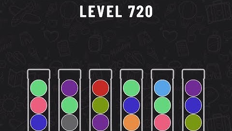 Ball Sort Puzzle Level 720 #ballsortpuzzle #ballsortpuzzlegameplay #puzzlegame #mobilegames