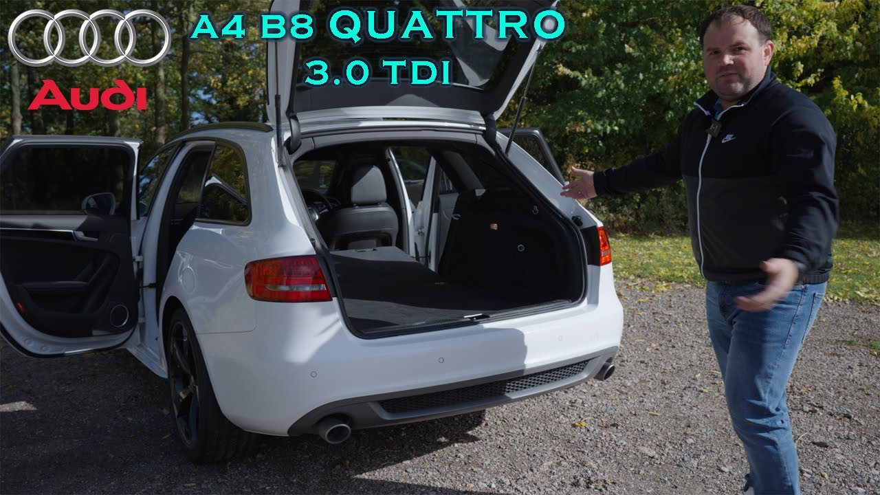 Audi A4 B8 QUATTRO, 3.0 TDI A pleasant test drive.