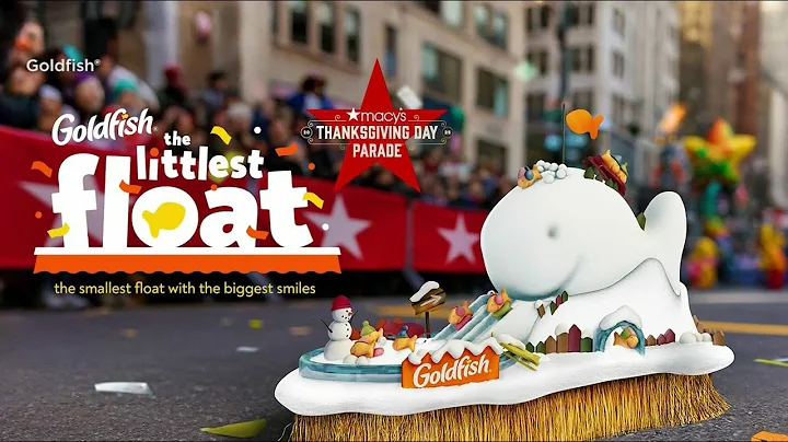 Goldfish debuts tiniest float ever at Macy’s Thanksgiving Day Parade