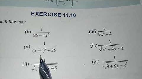 Class 11 Chapter 11 Exercise 11.10(fully)|Integral calculus|Hema Maths|TN Syllabus