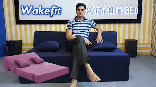 Wakefit Foldable Sofa Cum Bed Unboxing and Review