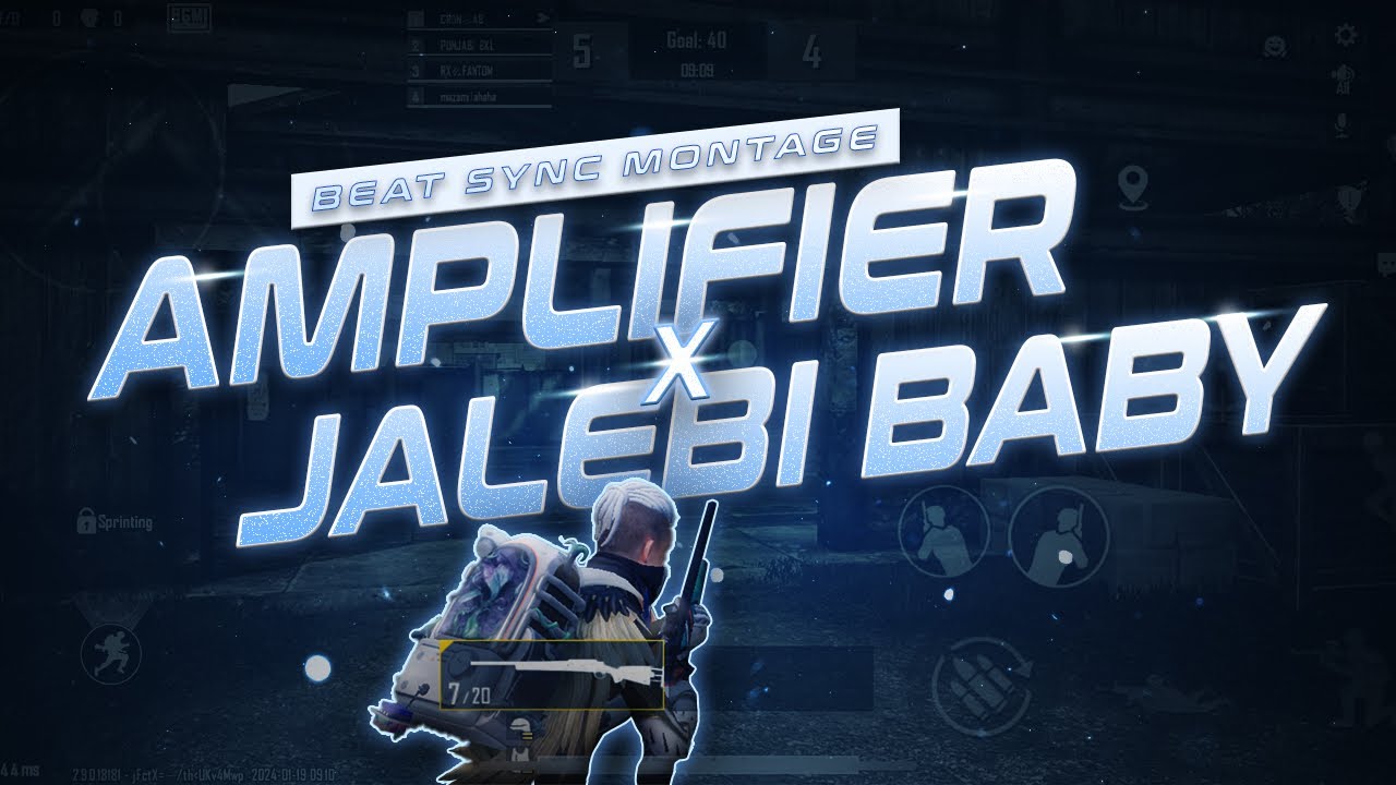 Amplifier X Jalebi Baby | Bgmi beat sync montage | 