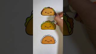 Coloring Cutie Tacos 🌮 #coloring #cincodemayo