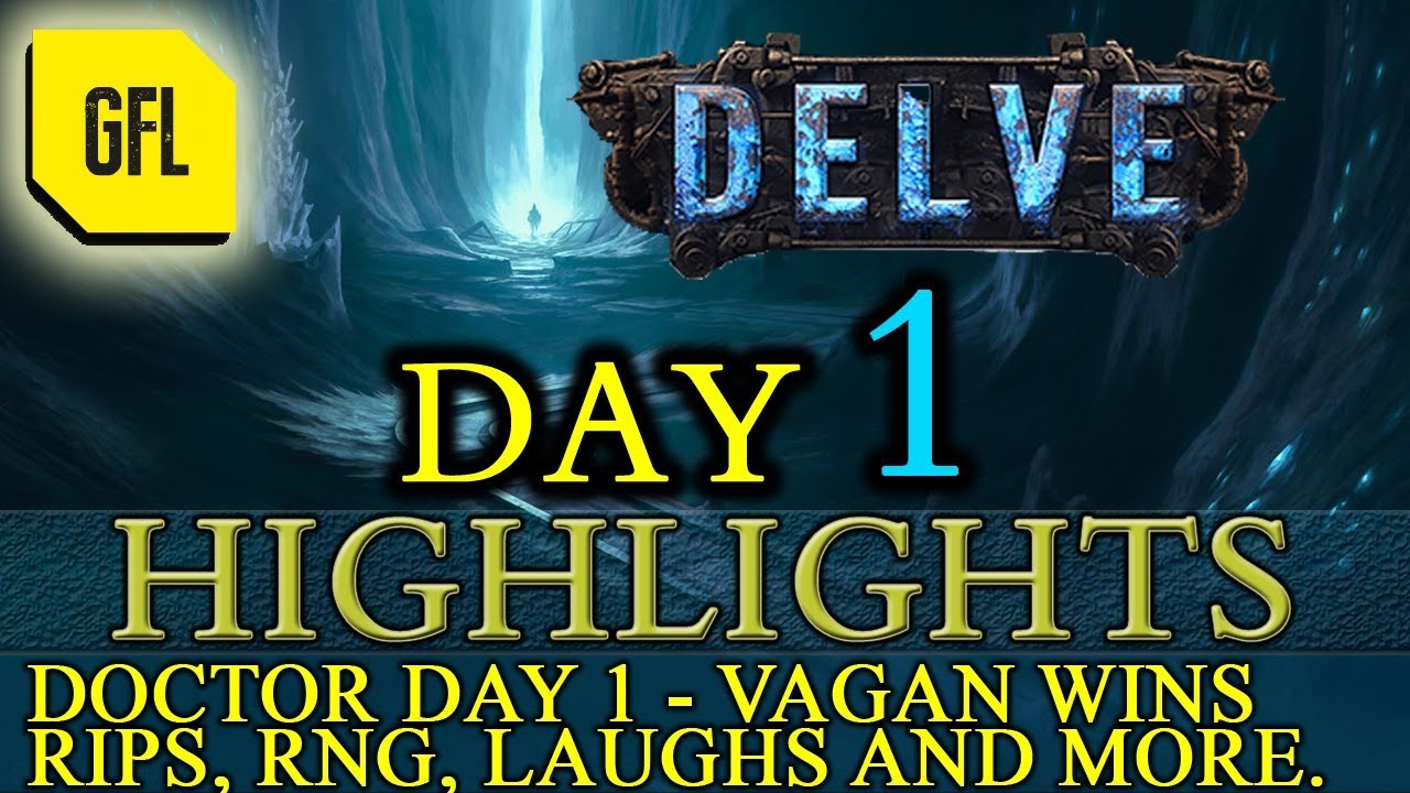 Path of Exile 3.4: Delve DAY #1 Highlights Doctor Day 1, Vagan Wins and more