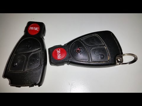 Mercedes Benz Key Fob Case Change and Battery Replacement Remote