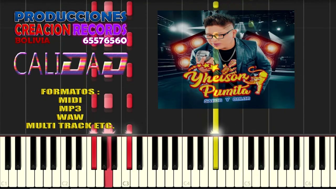 YHEISON PUMITA ~ SE FUE ( PISTA & TUTORIAL TECLADO) MIDI
