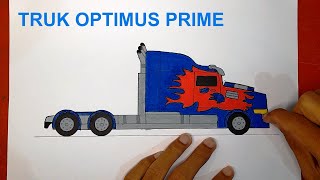 How to Draw a Good Transformers Optimus Prime Truck