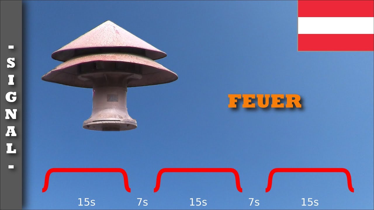 Sirenensignal Feuer (Österreich) 