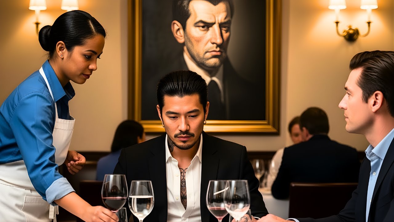 THE WAITRESS QUIETLY SWAPPED HIS GLASS — THE KOREAN MAFIA BOSS WATCHED, KNOWING SHE’D SAVED HIS LIFE