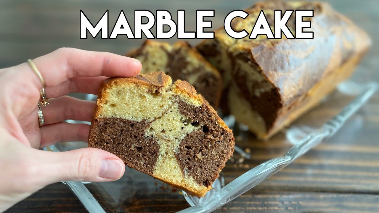 Quick Marble Cake | Marble Cake Recipe | Marbré | Zebra Cake | Zebra Loaf Cake | Swirl Cake