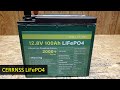 CERRNSS 12V 100Ah LiFePO4 Battery Review and Teardown, $270/kWh