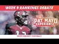 2019 Fantasy Football Week 9 Rankings Breakdown — Start, Sit, Sleepers & Debate