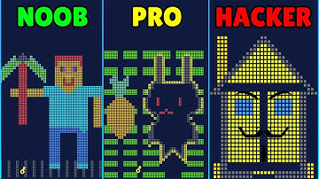 NOOB vs PRO vs HACKER in Break Bricks