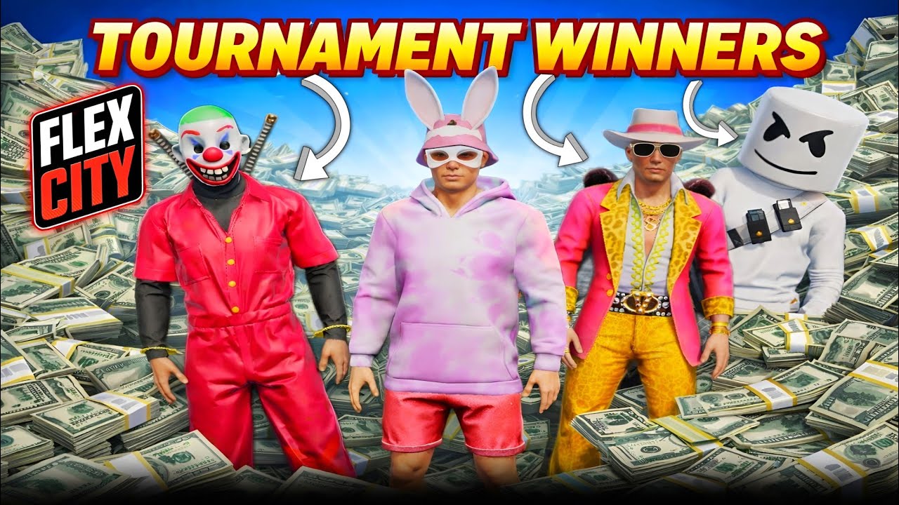 TOURNAMENT WINNERS 💰 | FLEX CITY GAME 🤑🏆|