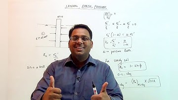 9.2 # Earth Pressure at Rest | Geotech | Civil Engineering | GATE | ESE | Vishal Sir
