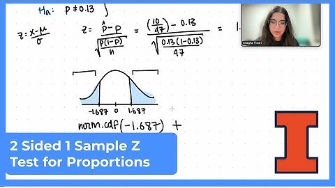 Mastery Platform Walkthrough: Two Sided One Sample Z Test for Proportions