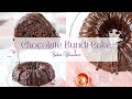 Super Easy Chocolate Mayonnaise Bundt Cake with a Shiny Chocolate Drizzle