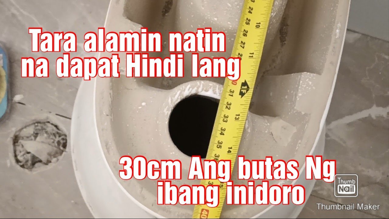 Multo Sa Inidoro Ibat ibang sukat ng butas ng inidoro Tara at ating alamin mga boss ...