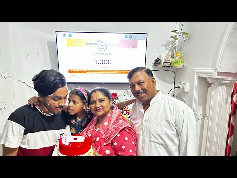 Finally 1k subscribers complete hogye 🤩