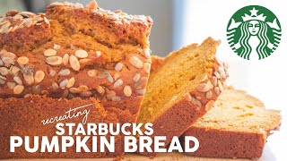 Recreating Starbucks' Pumpkin Bread at Home