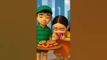 Squid Game AI Onion Rings ASMR #squidgame #ai #cartoon #asmr