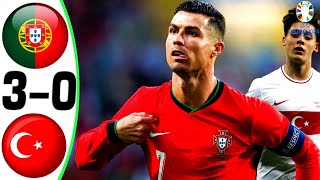 Portugal vs Turkey 5-0 - All Goals and Highlights 2024 💥 RONALDO