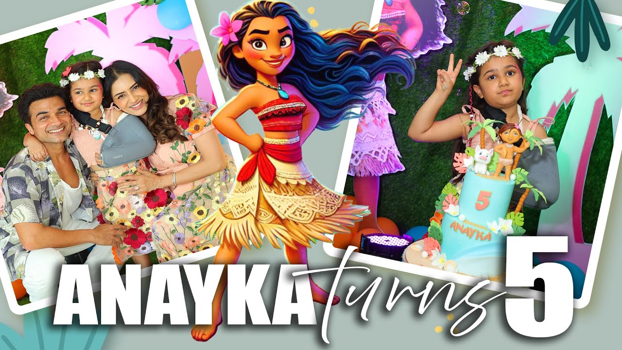 Anayka's Moana Themed Birthday Party | Smriti Khanna | Gautam Gupta | Mr and Mrs GG