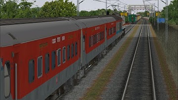 12954 August Kranti Rajdhani Express PART 4 || MSTS || || OPEN RAILS ||
