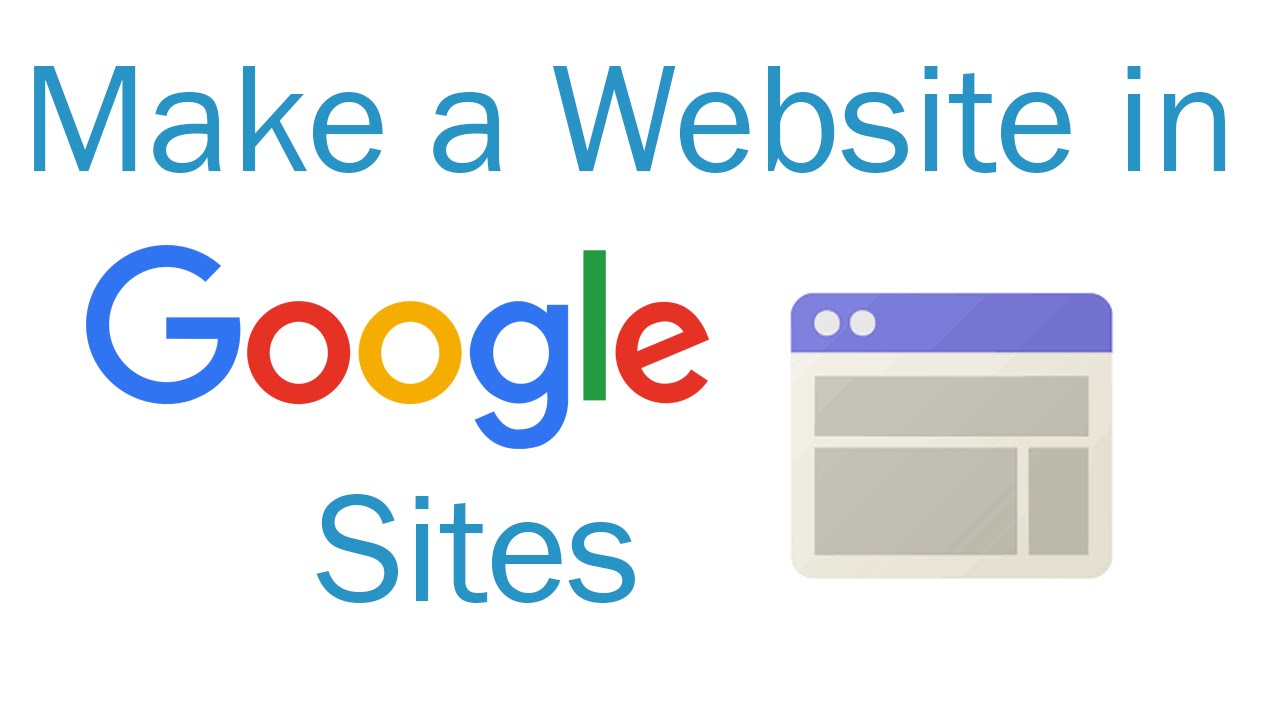 How to make a website in Google Sites