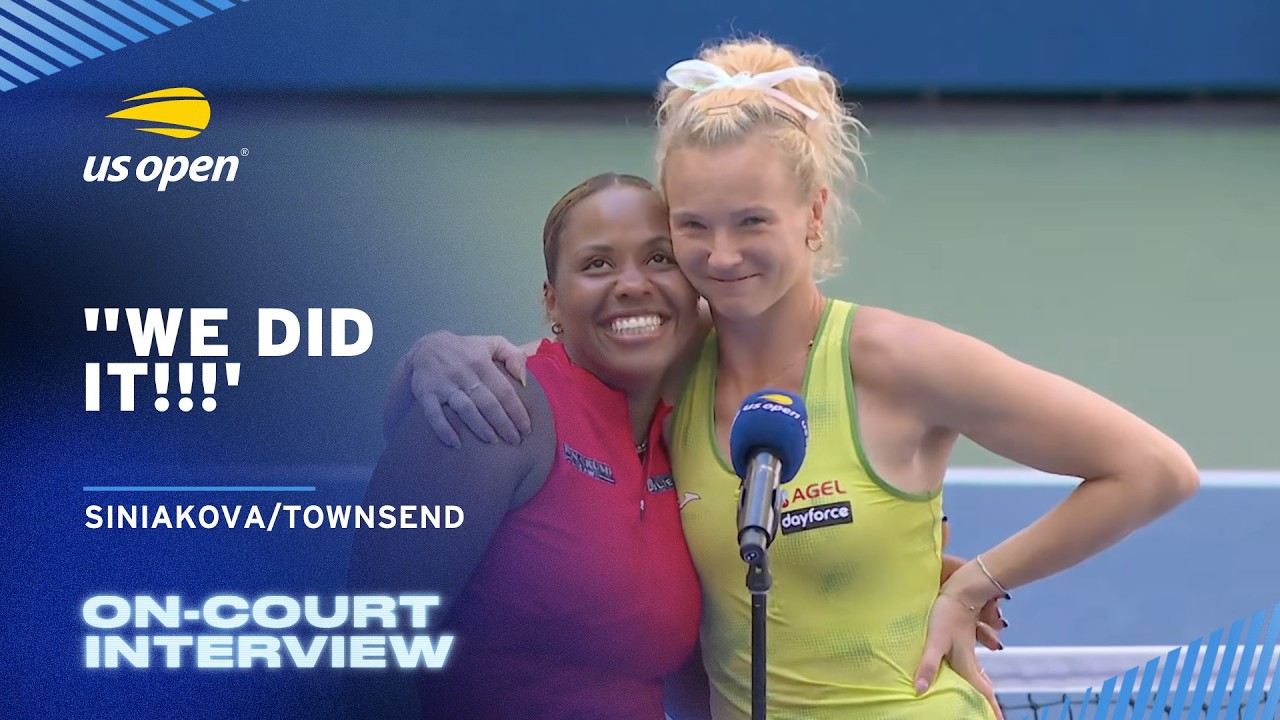 Siniakova/Townsend's On-Court Interview And Trophy Presentation | 2026 US Open Final