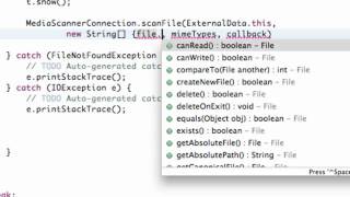 Android Application Development Tutorial   110   Media Scanner Connection
