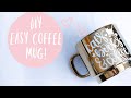 DIY COFFEE MUG W/YOUR CRICUT | SIMPLE & EASY BEGINNER FRIENDLY GIFT IDEA!