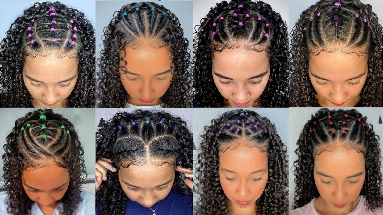 penteado com elástico 