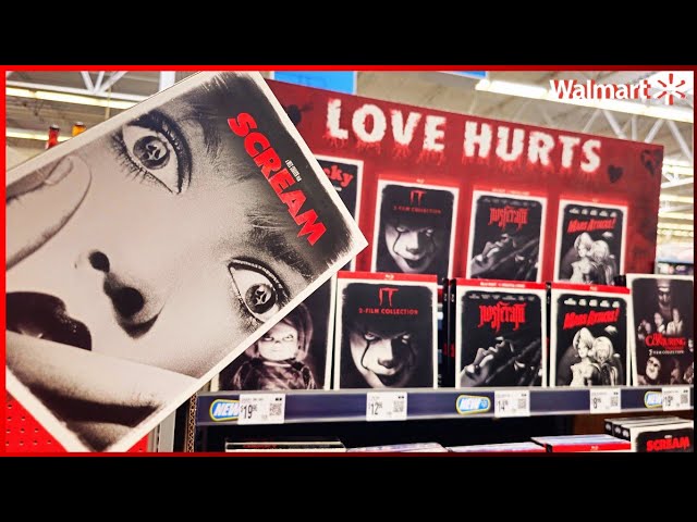Valentine's Day Horror Slipcover Blu-rays & DVDs at Walmart Scream