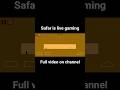 Game level devil play on safar is live gaming #safargaming #shorts #viralvideo #trending