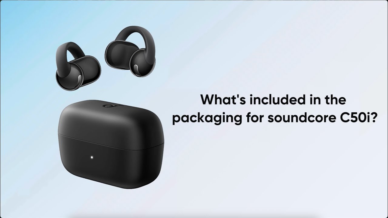 What's included in the packaging for soundcore C50i｜soundcore