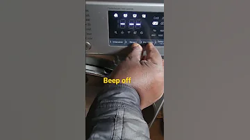 LG Beep Off Settings Washer Silence 