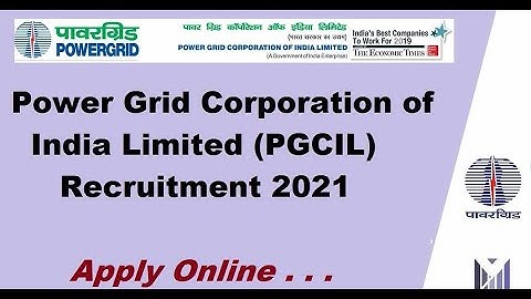 PGCIL Apprentice Recruitment 2021 | PGCIL Power Grid Apprentice Apply Online Form 2021