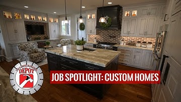 See custom granite countertops inside an amazing home!