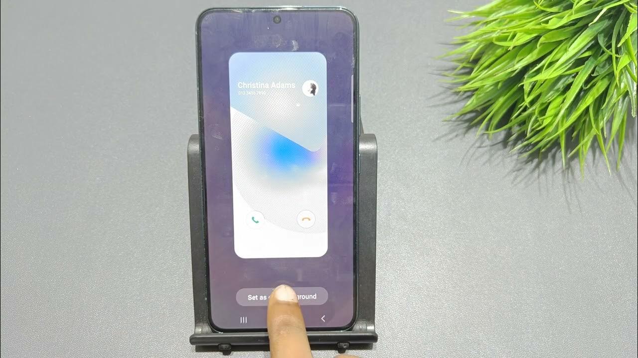 How to set call background in samsung galaxy s20 fe 5g,s20 plus call