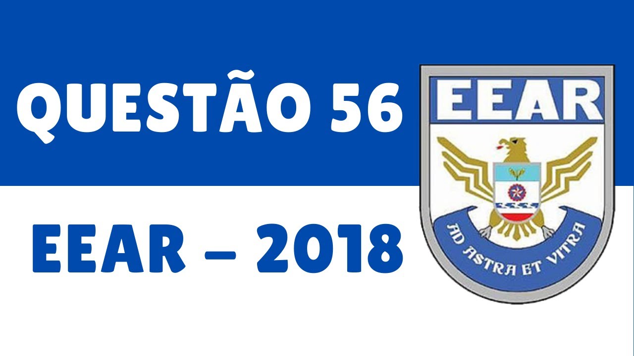EEAR 2018 Q56 - O triângulo ABC está inscrito na circunferência  Se BC = 8, a medida do raio é