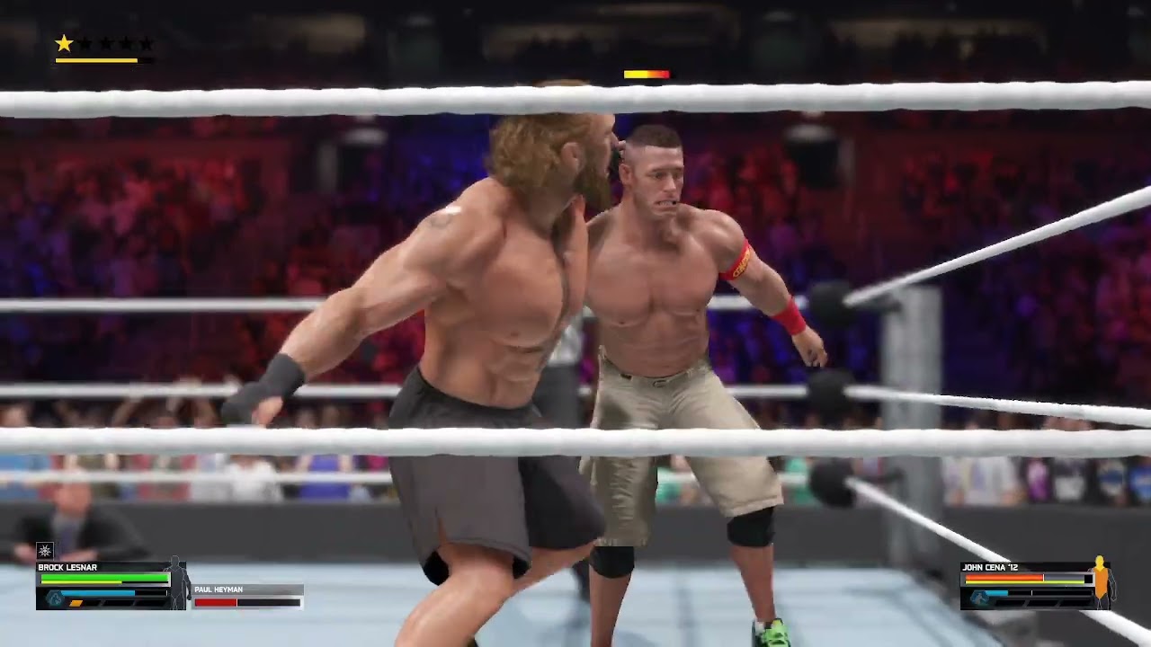 wwe 2k25 john cena vs brock lesnar