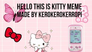 Hello this is kitty😀 meme #fypシ #sanriocore #hellokitty #wallpaper #enjoy #foryou