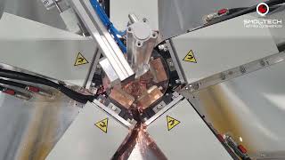 SMOLTECH – Półautomatyczna zgrzewarka garbowa do stateczników granatu moździerzowego