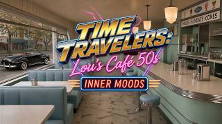 ⏱️ Time Travelers: Lou's Café | 1950s Retro Ambiance | Inner Moods