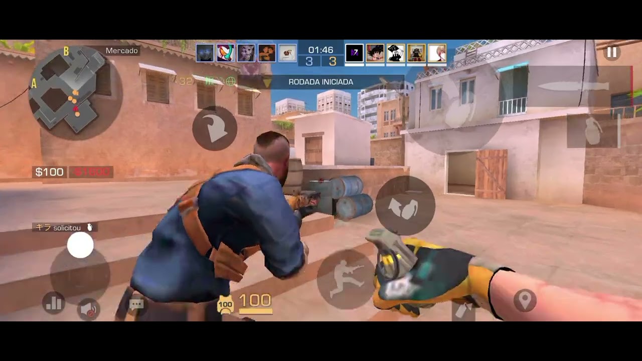 Partida competitiva RANDOM no Champion - Standoff 2