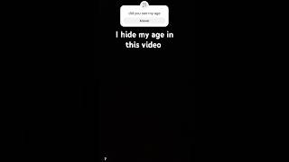 I Hide My Age In This Video